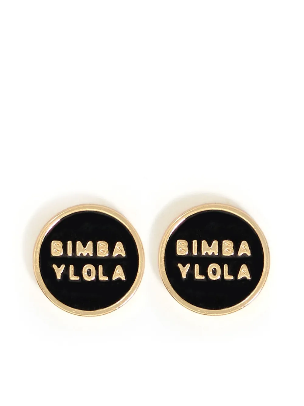 Bimba y Lola ロゴ ピアス - ゴールドトーン Bimba y Lola ロゴ ピアス - ゴールドトーン