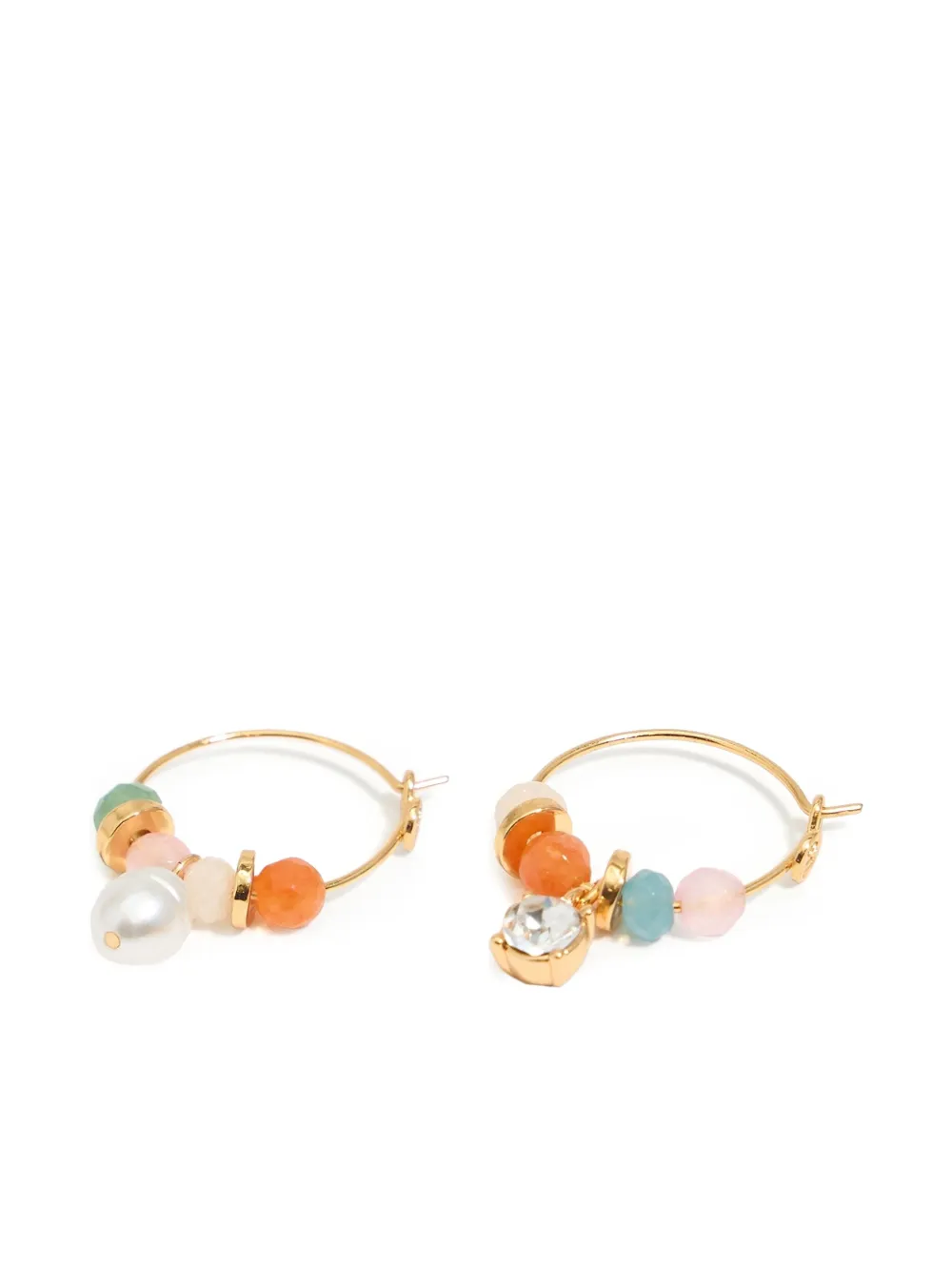 Bimba y Lola beaded hoop earrings | Image 2
