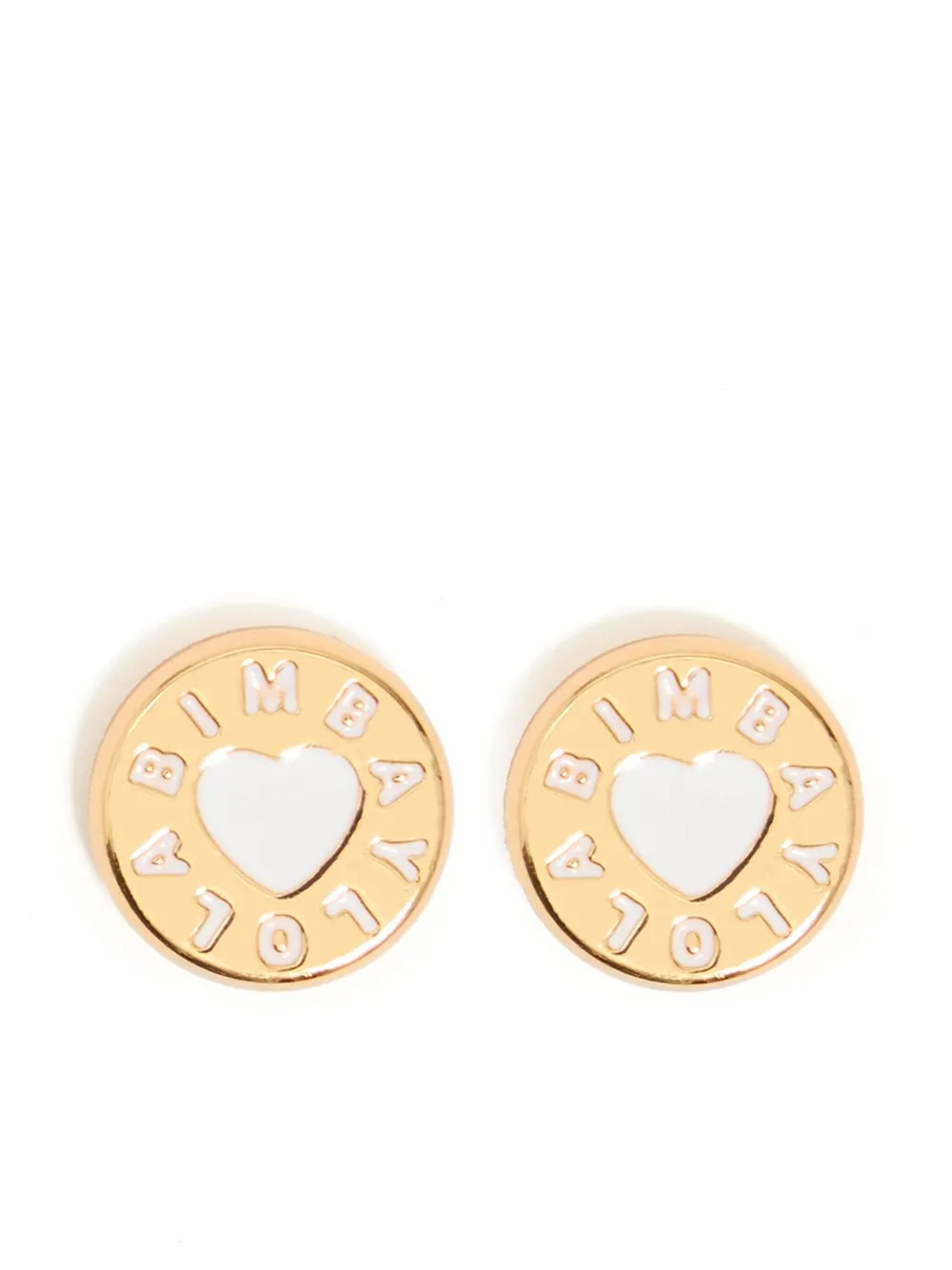 Bimba y Lola ハート ピアス - ゴールドトーン Bimba y Lola ハート ピアス - ゴールドトーン