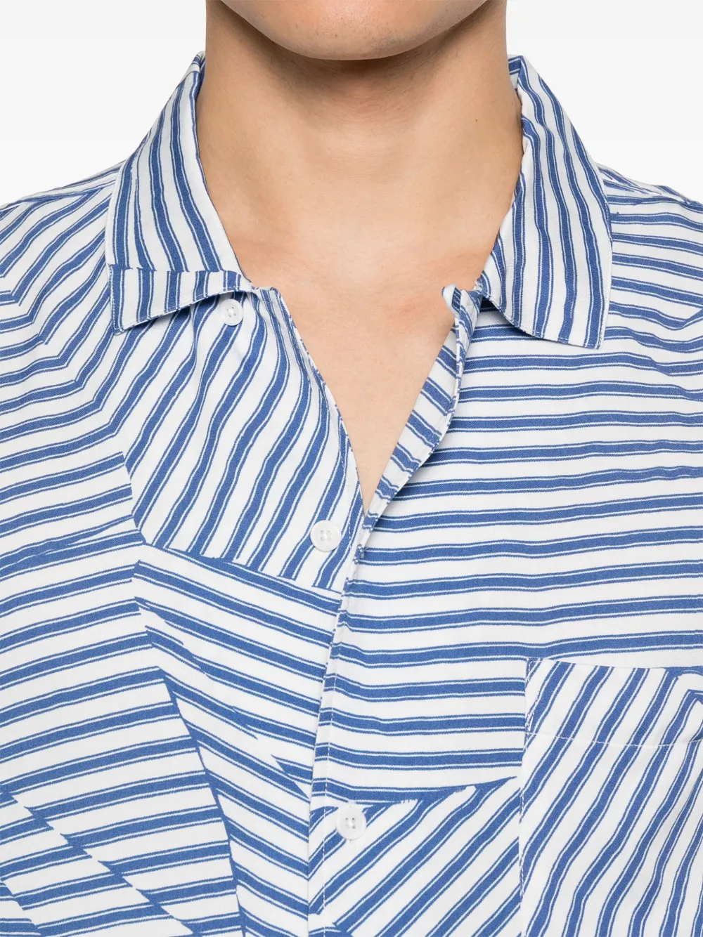 YMC Malick overhemd Blauw