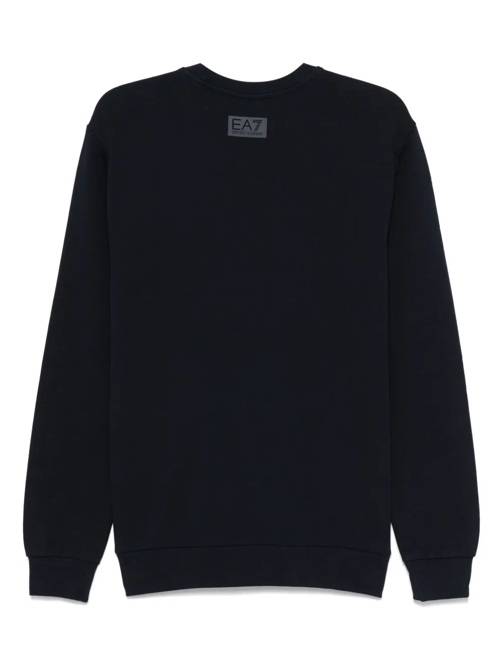 Ea7 Emporio Armani Sweater met logo-reliëf - Blauw