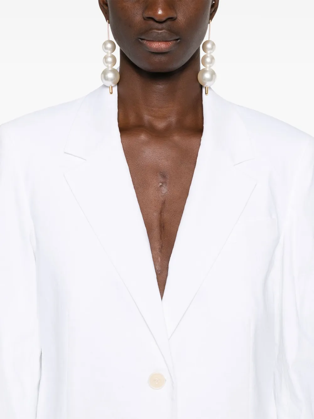 single-breasted blazer