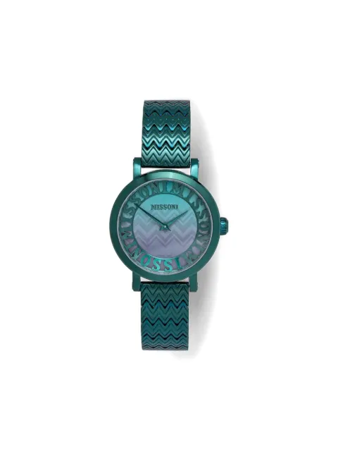 Missoni Zigzag Teal 36mm