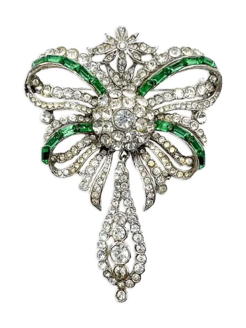 Jennifer Gibson Jewellery broche con detalles de cristal