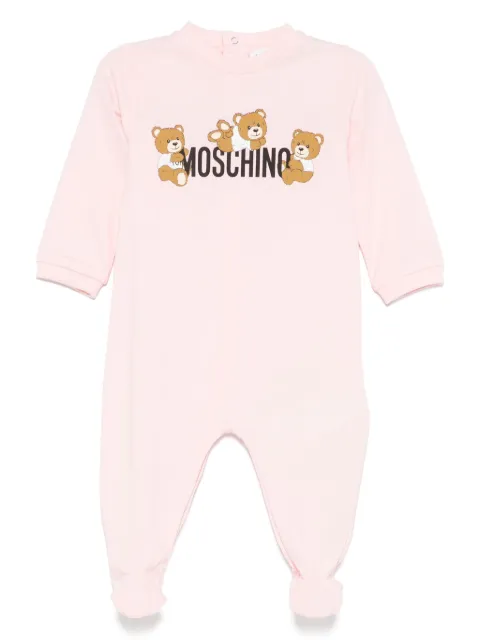 Moschino Kids logo-print pajamas