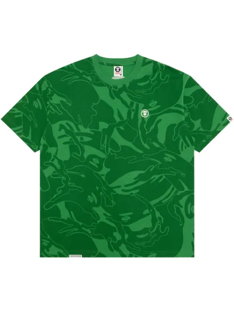 AAPE BY *A BATHING APE® camouflage-print T-shirt