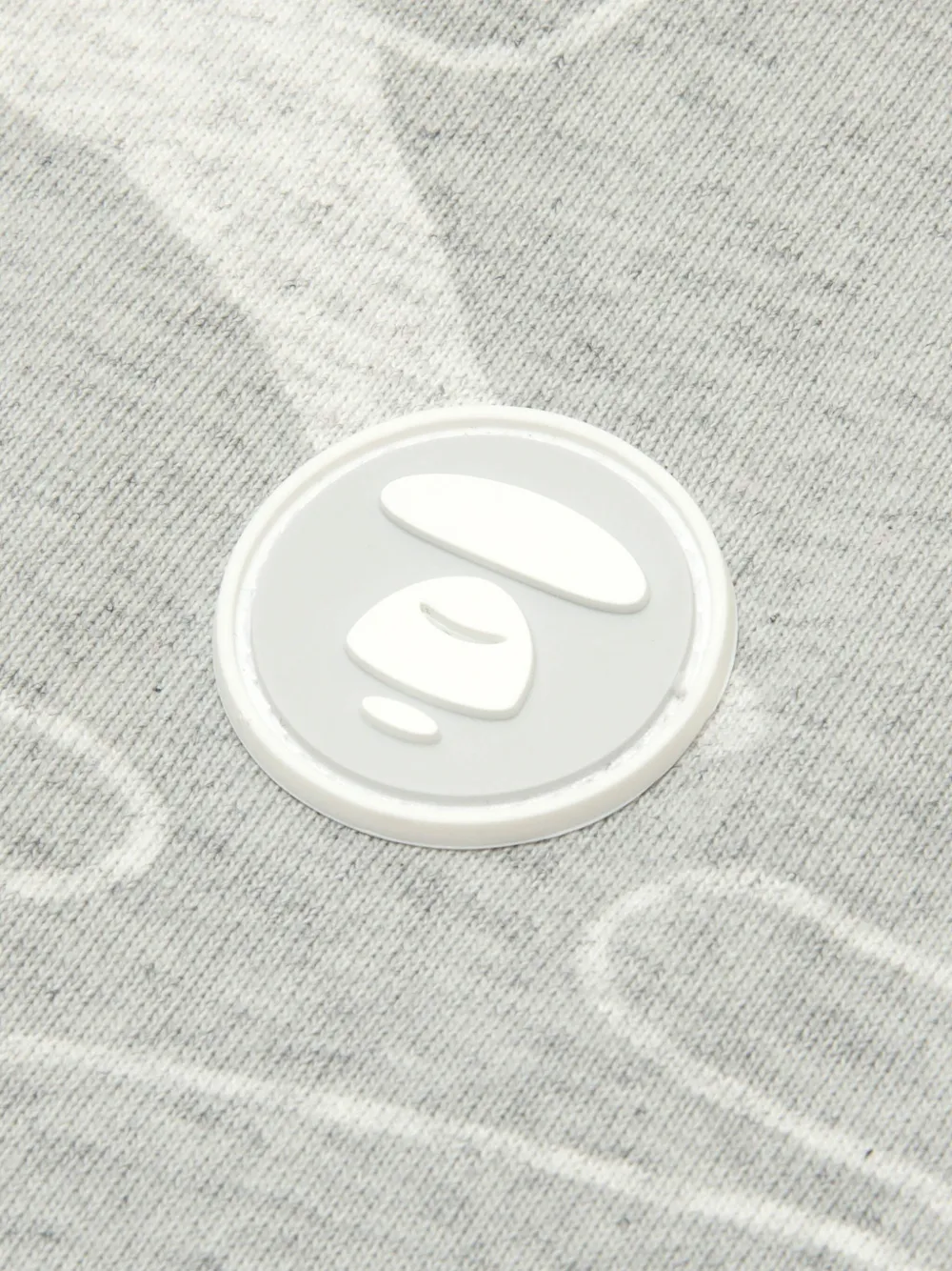AAPE BY *A BATHING APE T-shirt met camouflageprint Grijs