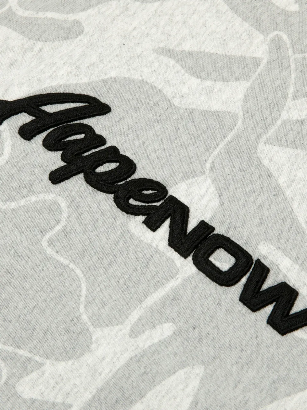 AAPE BY *A BATHING APE T-shirt met camouflageprint Grijs