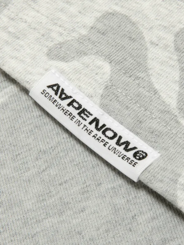 AAPE BY *A BATHING APE® カモフラージュ Tシャツ | グレー
