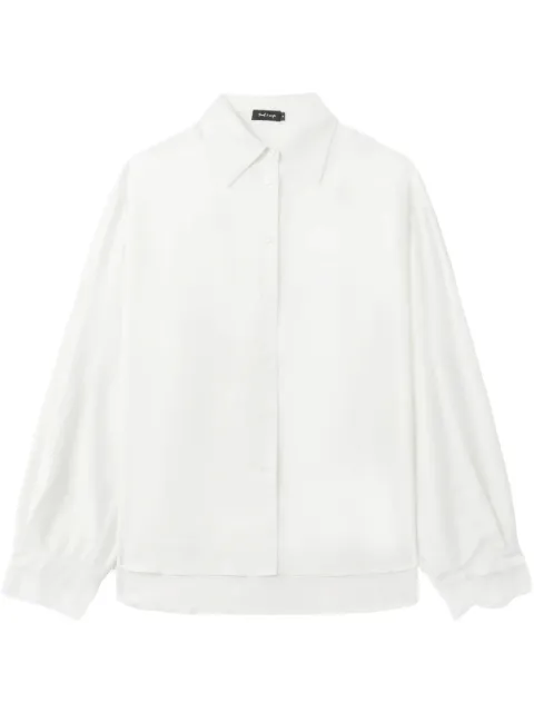 tout a coup lace-cuffs shirt