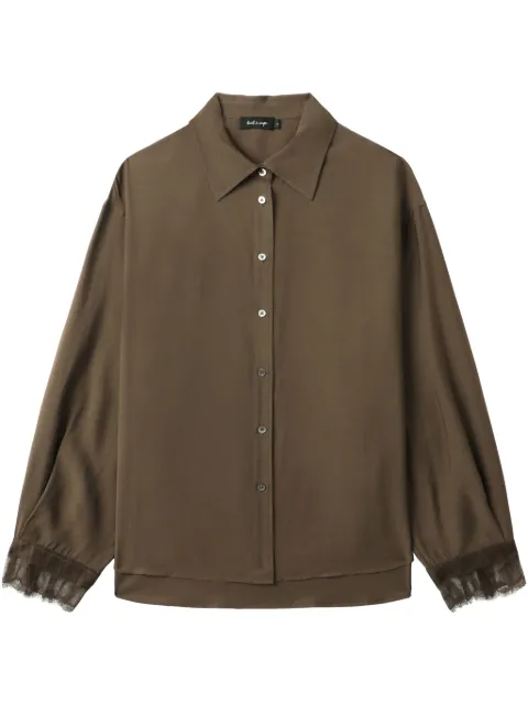 tout a coup camisa con puños de encaje