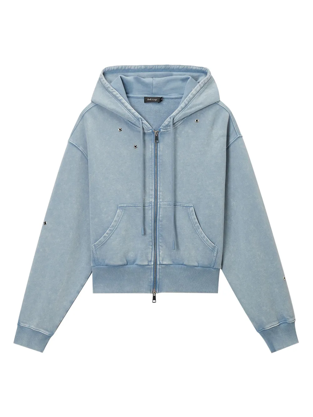 Tout a coup Hoodie met rits Blauw
