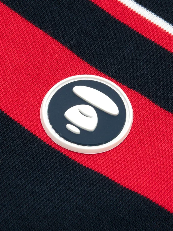 AAPE BY *A BATHING APE® ストライプ Tシャツ | ブラック | FARFETCH JP