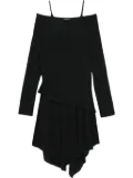 tout a coup asymmetric dress - Black