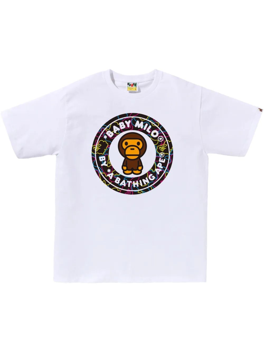 A BATHING APE T-shirt met print Wit