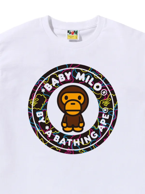 A BATHING APE® Baby Milo T-shirt | White | FARFETCH