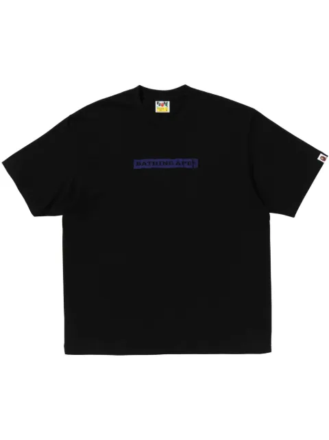 A BATHING APE® playera con logo estampado