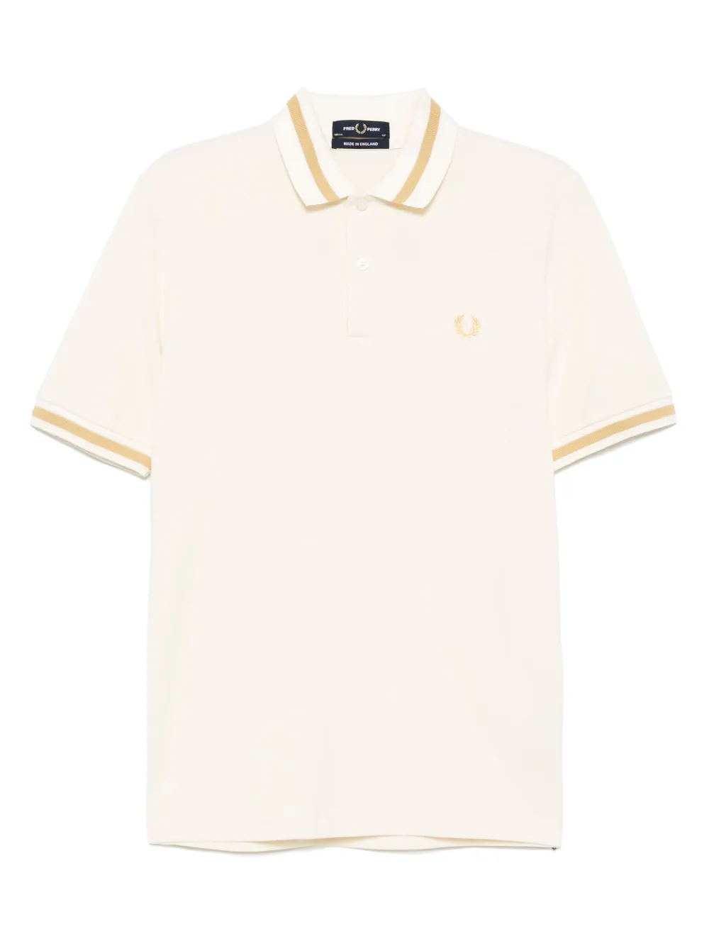 Fred Perry playera tipo polo con logo bordado | neutro | Image 1