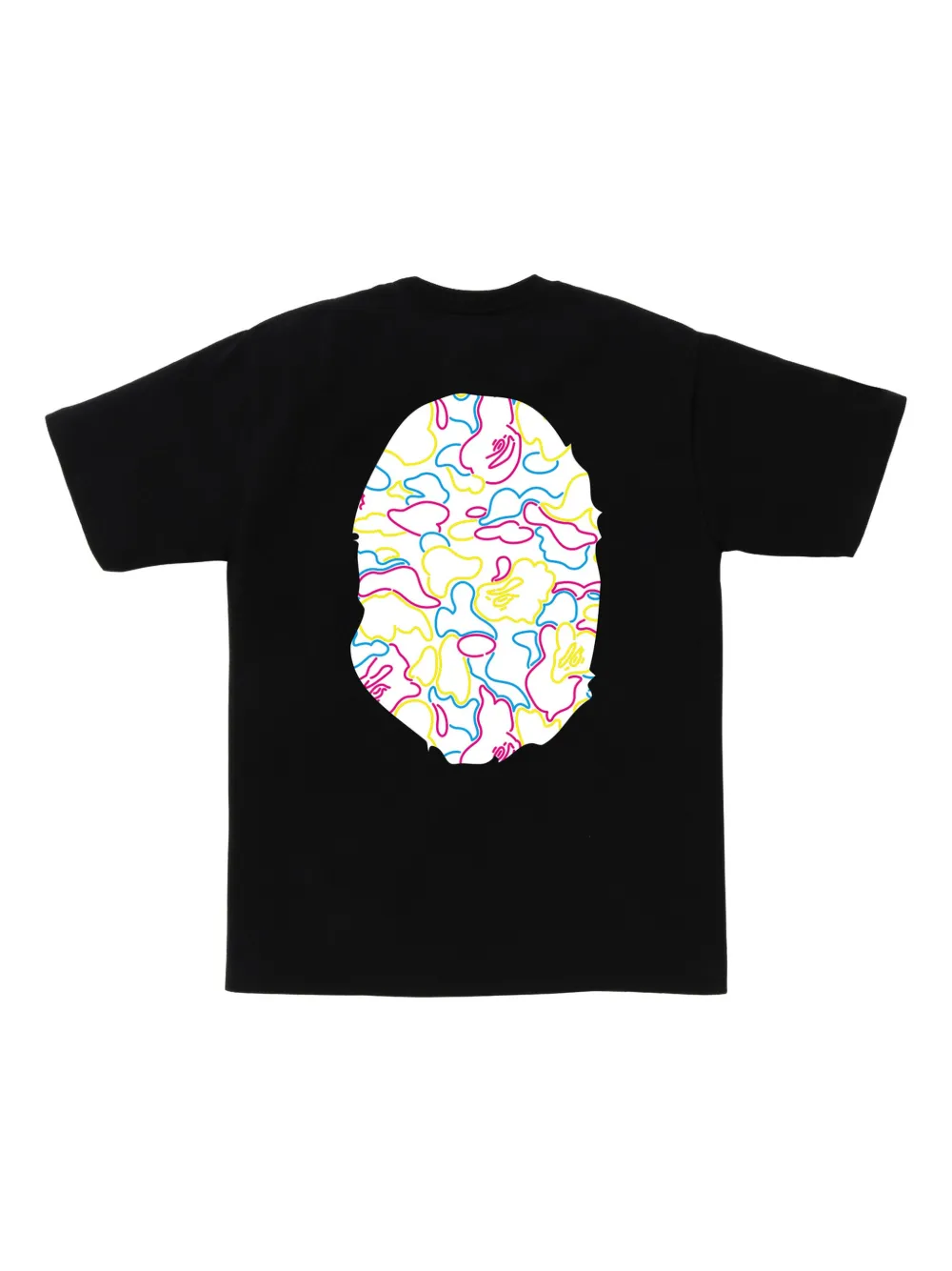 A BATHING APE Head T-shirt Zwart