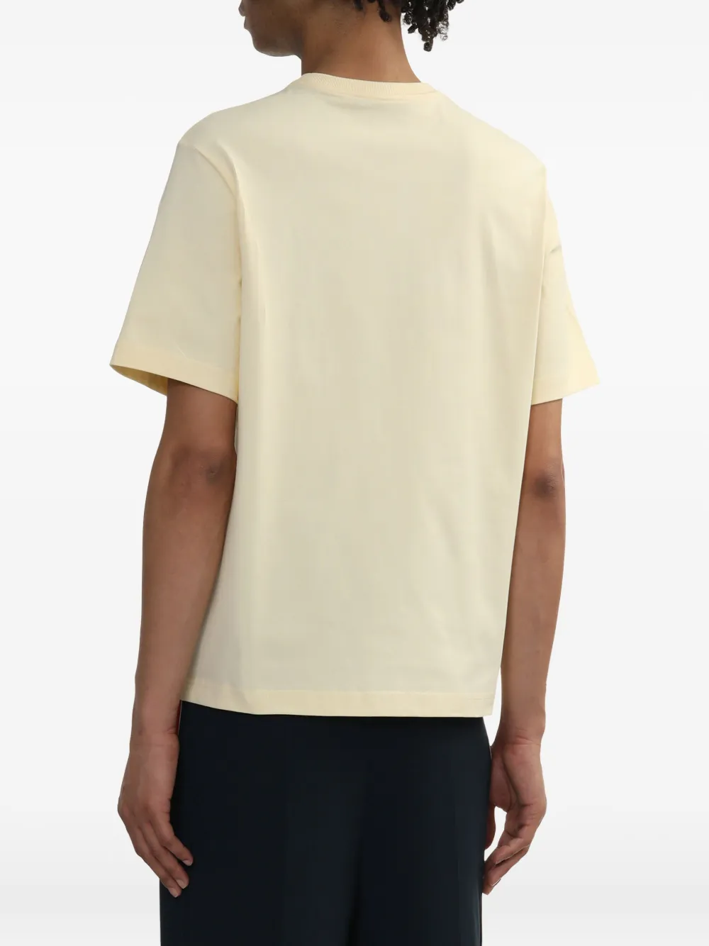 Jacquemus T-shirt met logoprint Geel