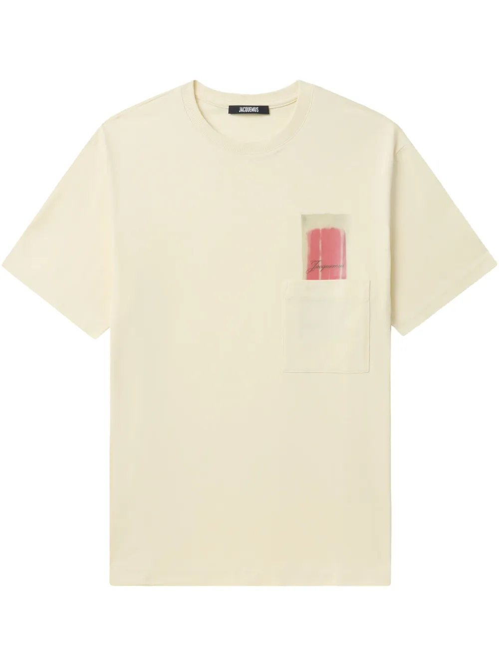 Jacquemus playera con logo estampado | amarillo | Image 1