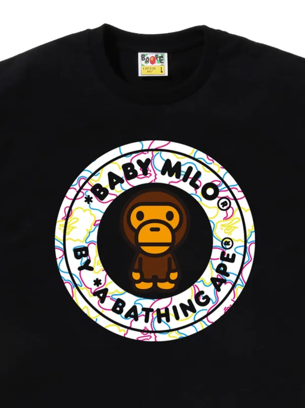 A BATHING APE® Baby Milo Tシャツ | ブラック | FARFETCH JP