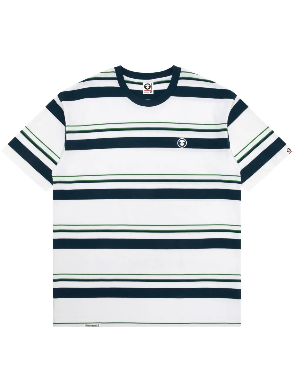 AAPE BY *A BATHING APE® playera con motivo de rayas | blanco | Image 1