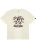AAPE BY *A BATHING APE® cartoon-print T-shirt - Neutrals