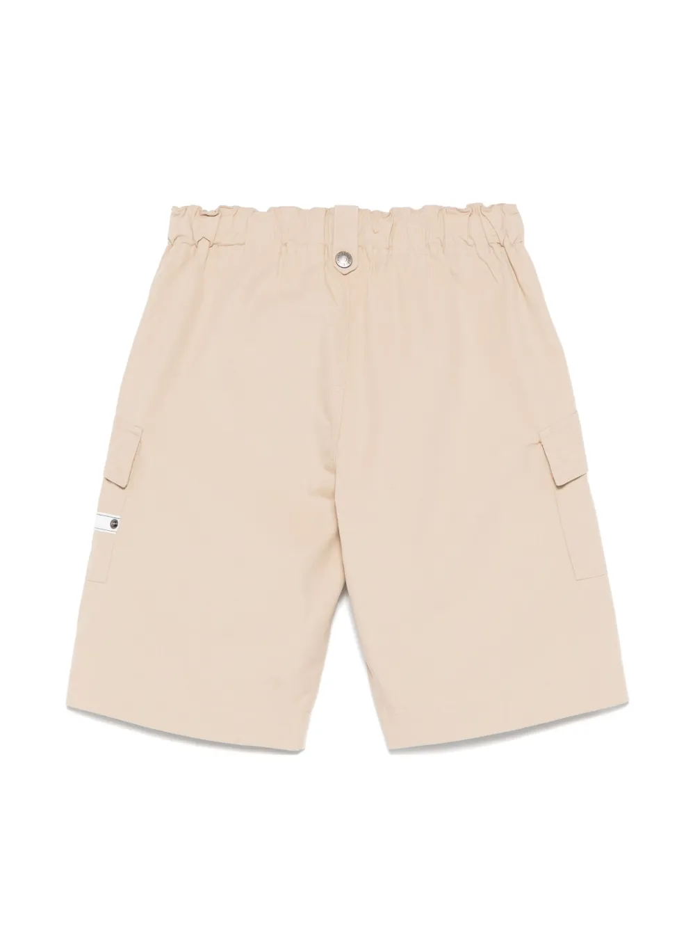 Moschino Kids Shorts met logopatch Beige