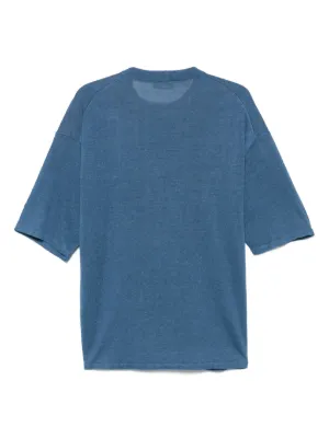 Tシャツ・カットソー ROBERTO COLLINA Knitted T-shirt Blue Roberto collina Knitted t-shirt available on julian-fashion