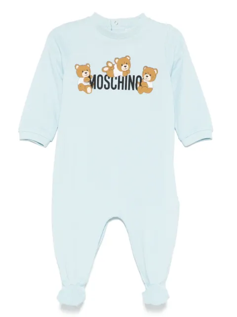 Moschino Kids logo-print pajamas