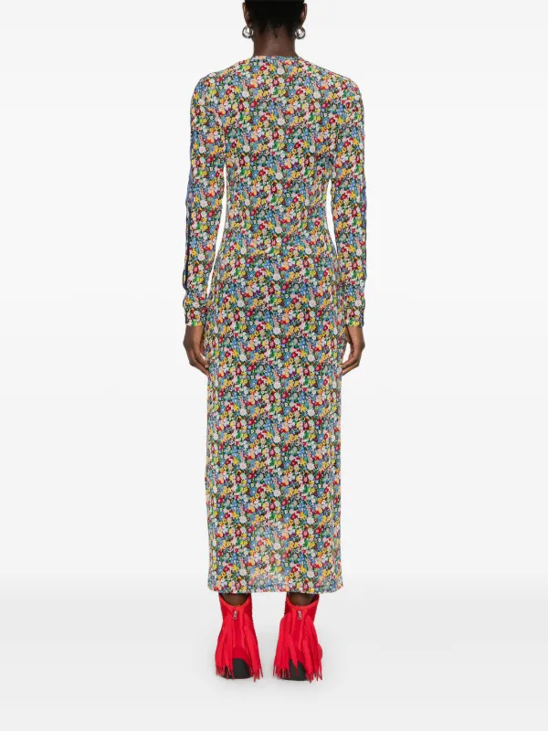 アディダスadidas Originals x Liberty London Mesh Maxi Dress adidas Originals x Liberty London Mesh Maxi Dress in Flower
