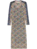 adidas x Liberty London mesh midi dress - Blue