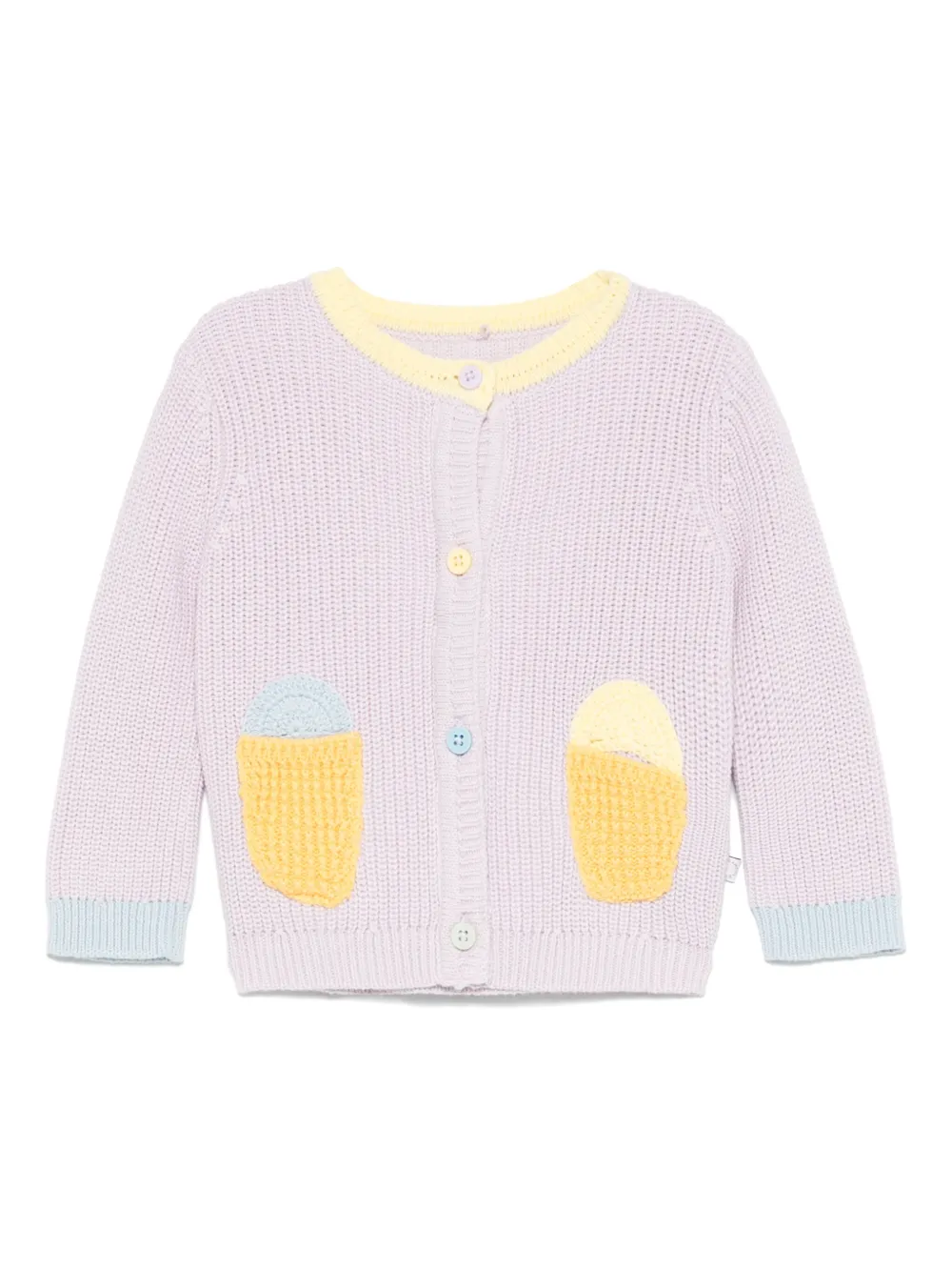 Stella McCartney Kids Vest met ijs-patroon Paars
