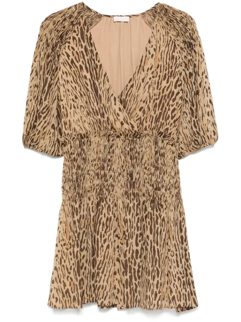 LIU JO leopard-print mini dress