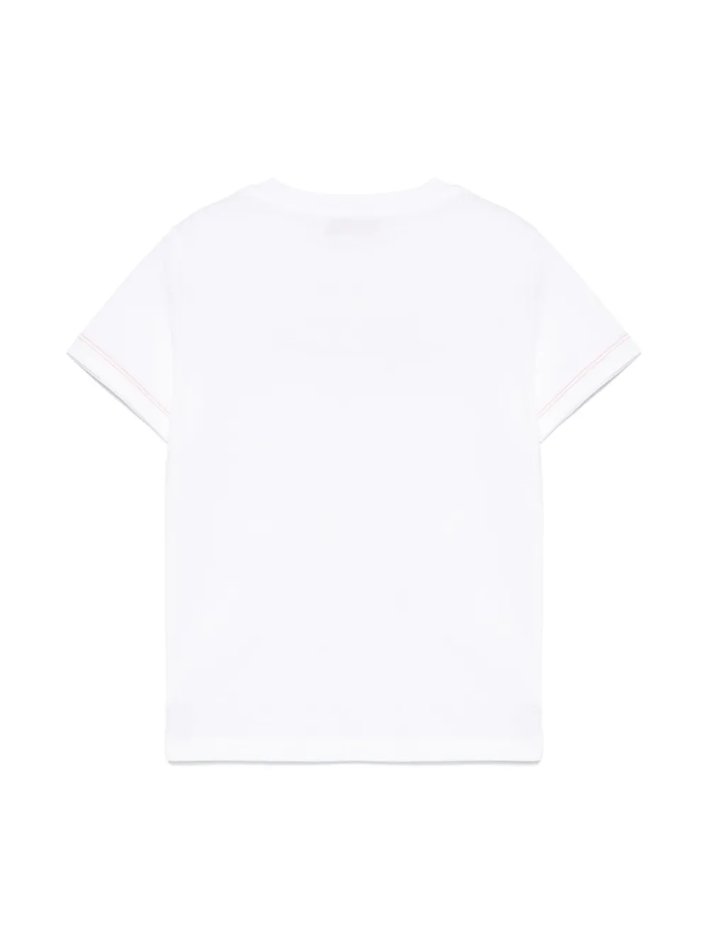 Missoni Kids T-shirt verfraaid met logo Wit