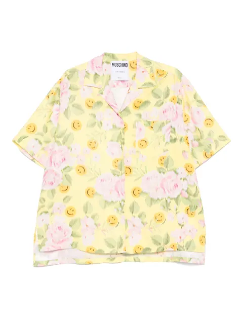 Moschino x Smiley silk shirt