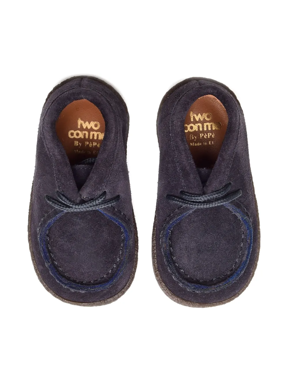 Pèpè Suède enkellaarzen Blauw