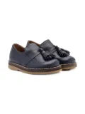 Pèpè Elleen tassel-detail leather loafers - Blue