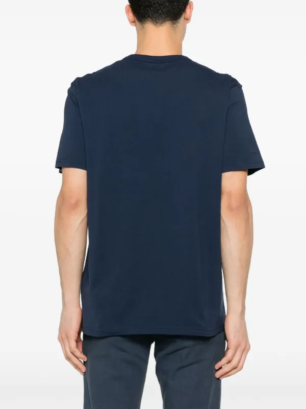 Woolrich logo-print T-shirt | Blue | FARFETCH JO
