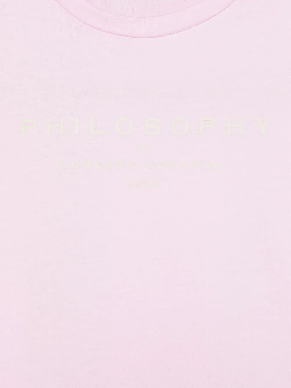 Philosophy Di Lorenzo Serafini Kids T-shirt met logoprint Roze
