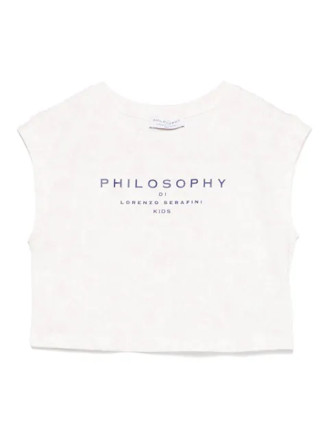 Philosophy Di Lorenzo Serafini Kids cat-print tank top