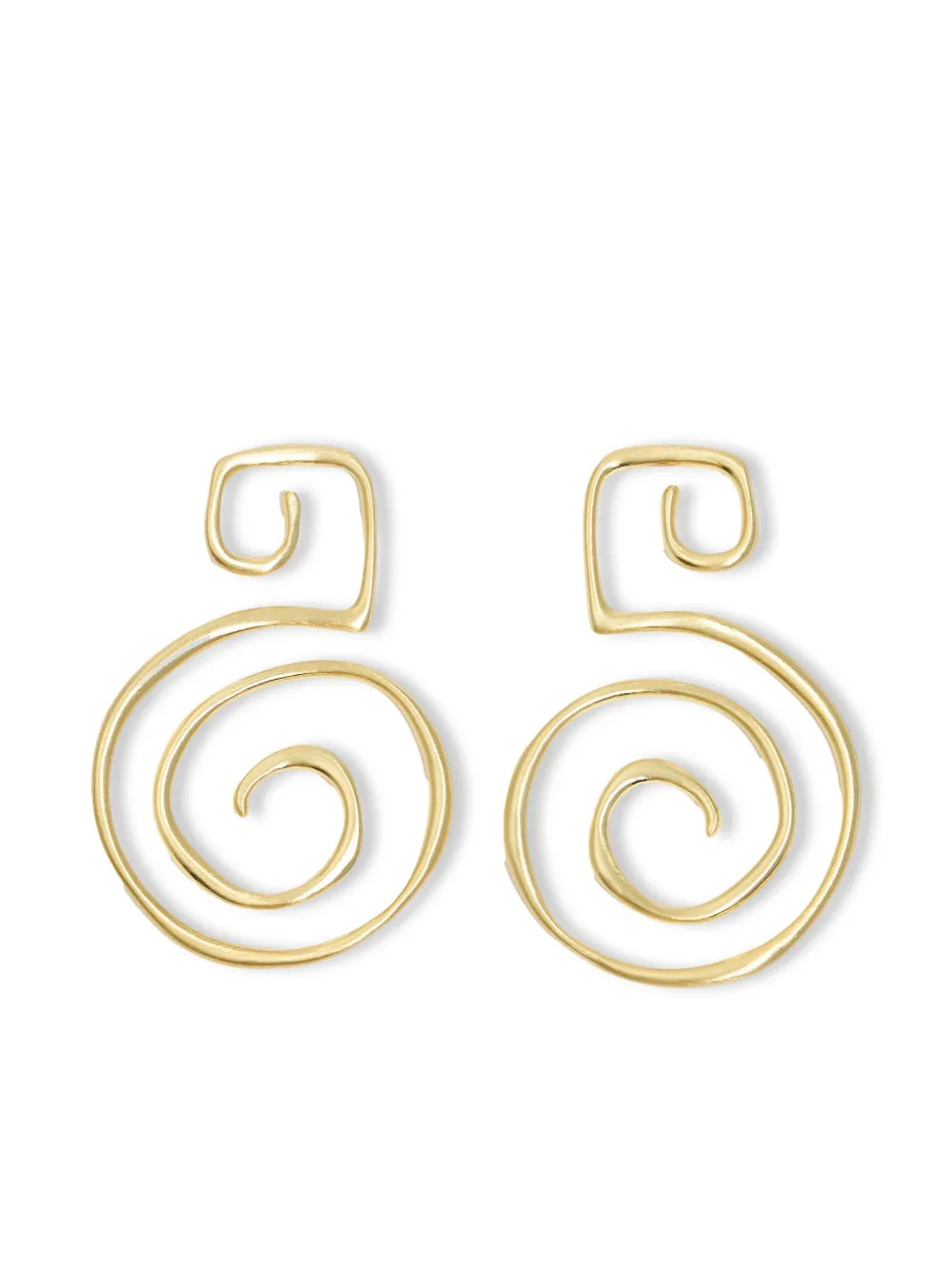 Bimba y Lola スパイラル ピアス - ゴールドトーン Bimba y Lola スパイラル ピアス - ゴールドトーン