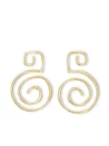 Bimba y Lola spiral-design earrings - Gold
