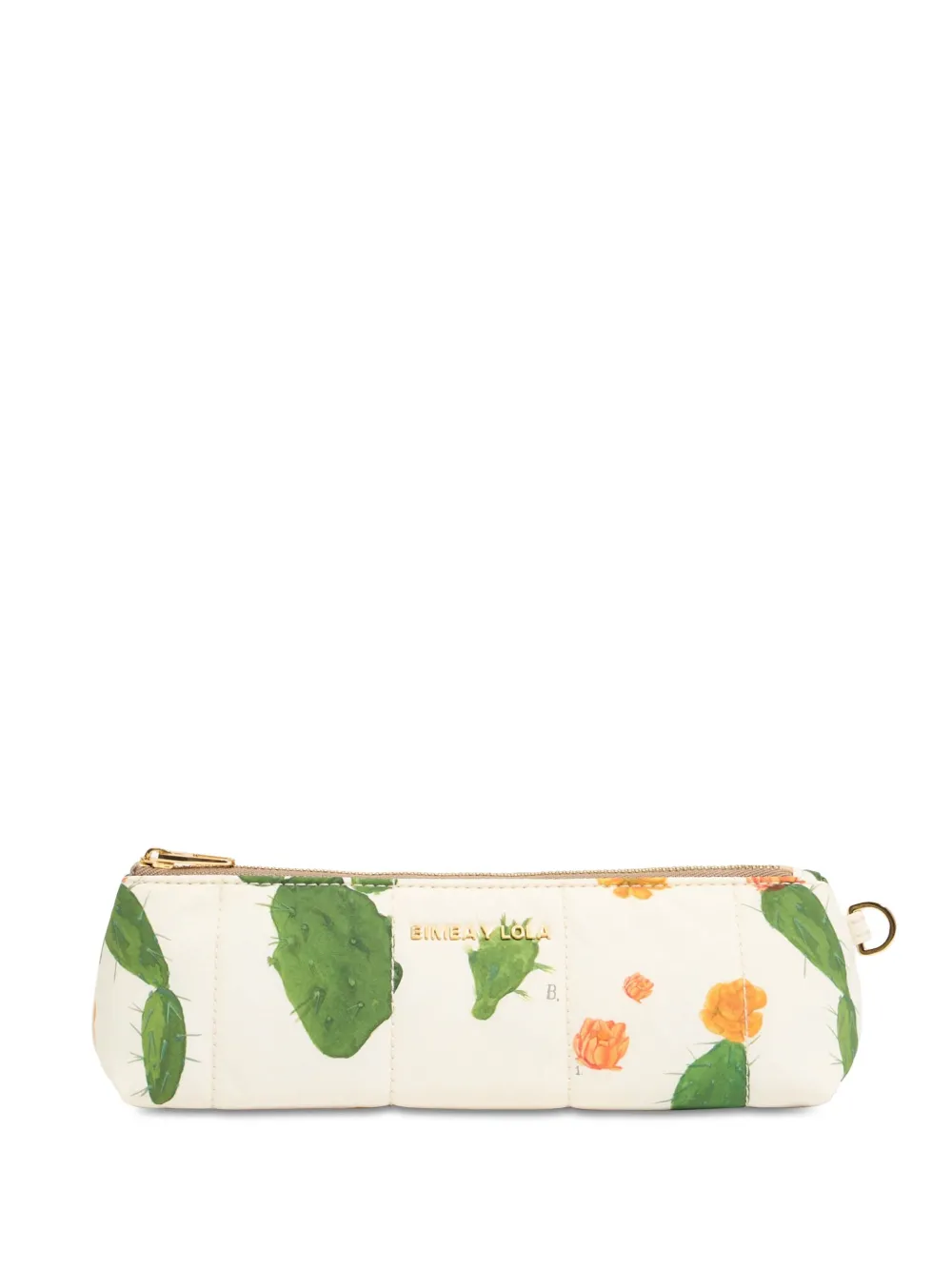 Bimba y Lola cactus-print make-up bag | Neutrals | Image 1