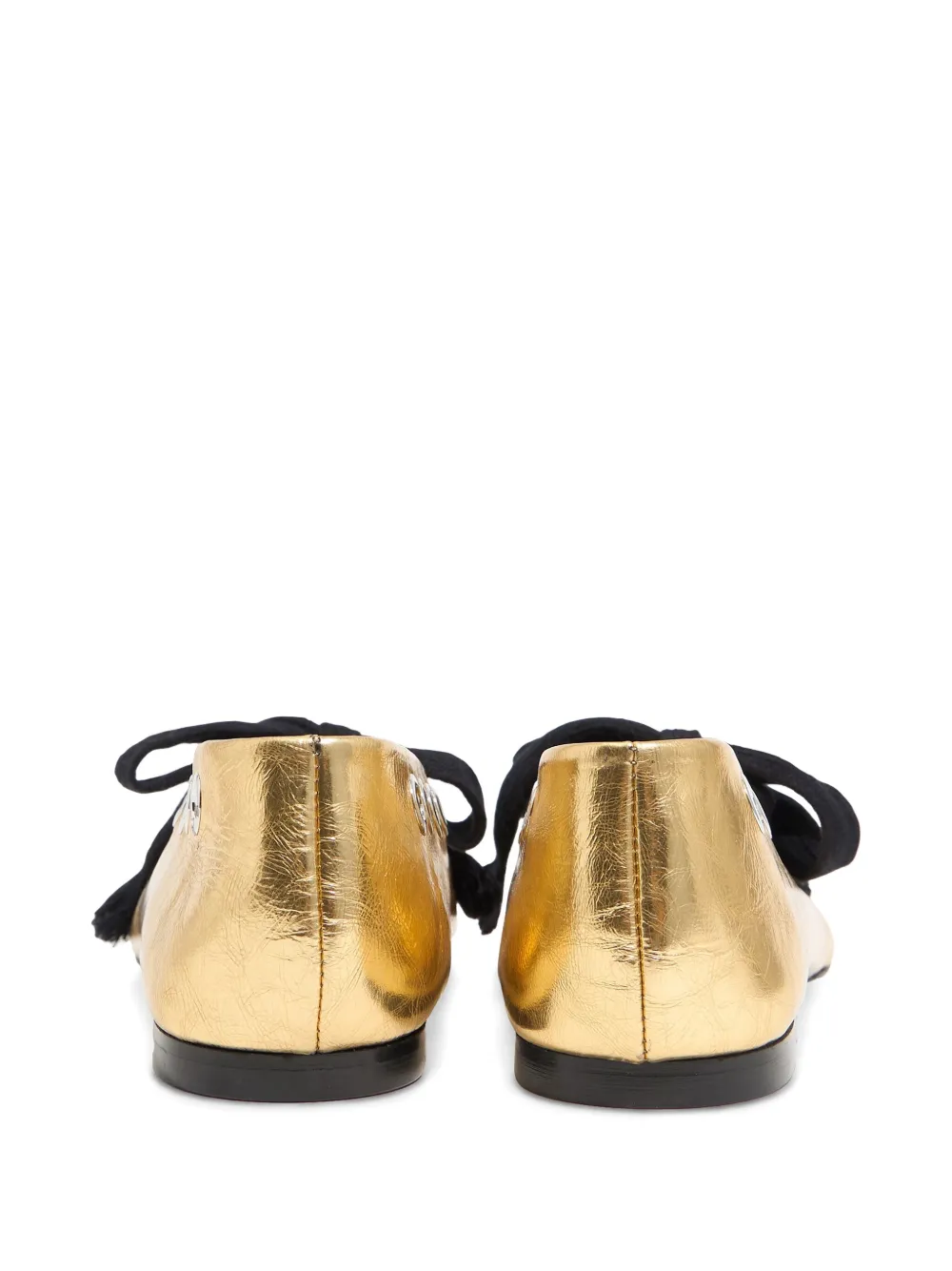 Bimba Y Lola Eyelet-embellished Pointed Ballet Flats
