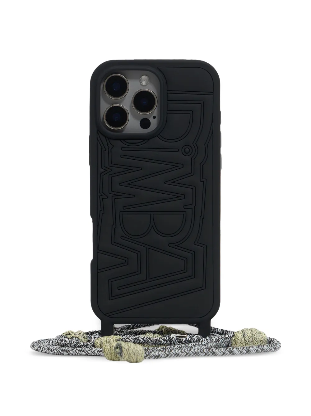 Bimba y Lola ロゴエンボス iPhone 13 Pro Max ケース - ブラック Bimba y Lola ロゴエンボス iPhone 13 Pro Max ケース - ブラック