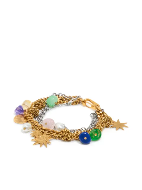 Bimba y Lola multi-strand charm bracelet