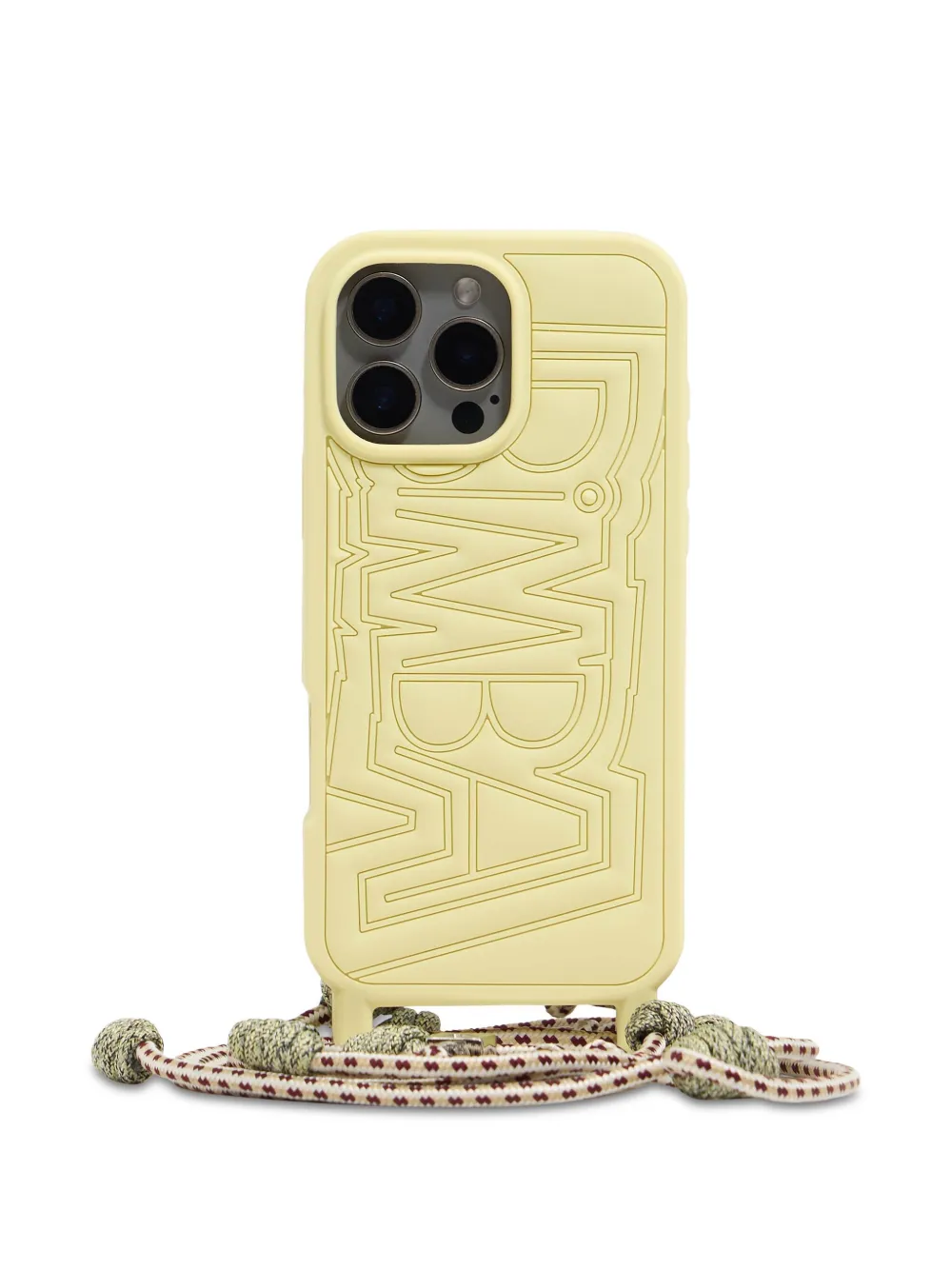 Bimba y Lola ロゴエンボス iPhone 13 Pro Max ケース - イエロー Bimba y Lola ロゴエンボス iPhone 13 Pro Max ケース - イエロー