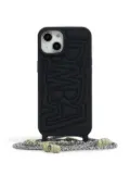 Bimba y Lola logo-embossed iPhone 13 case - Black